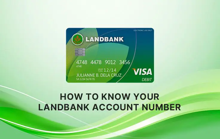 how to know your account number in landbank agent banking card