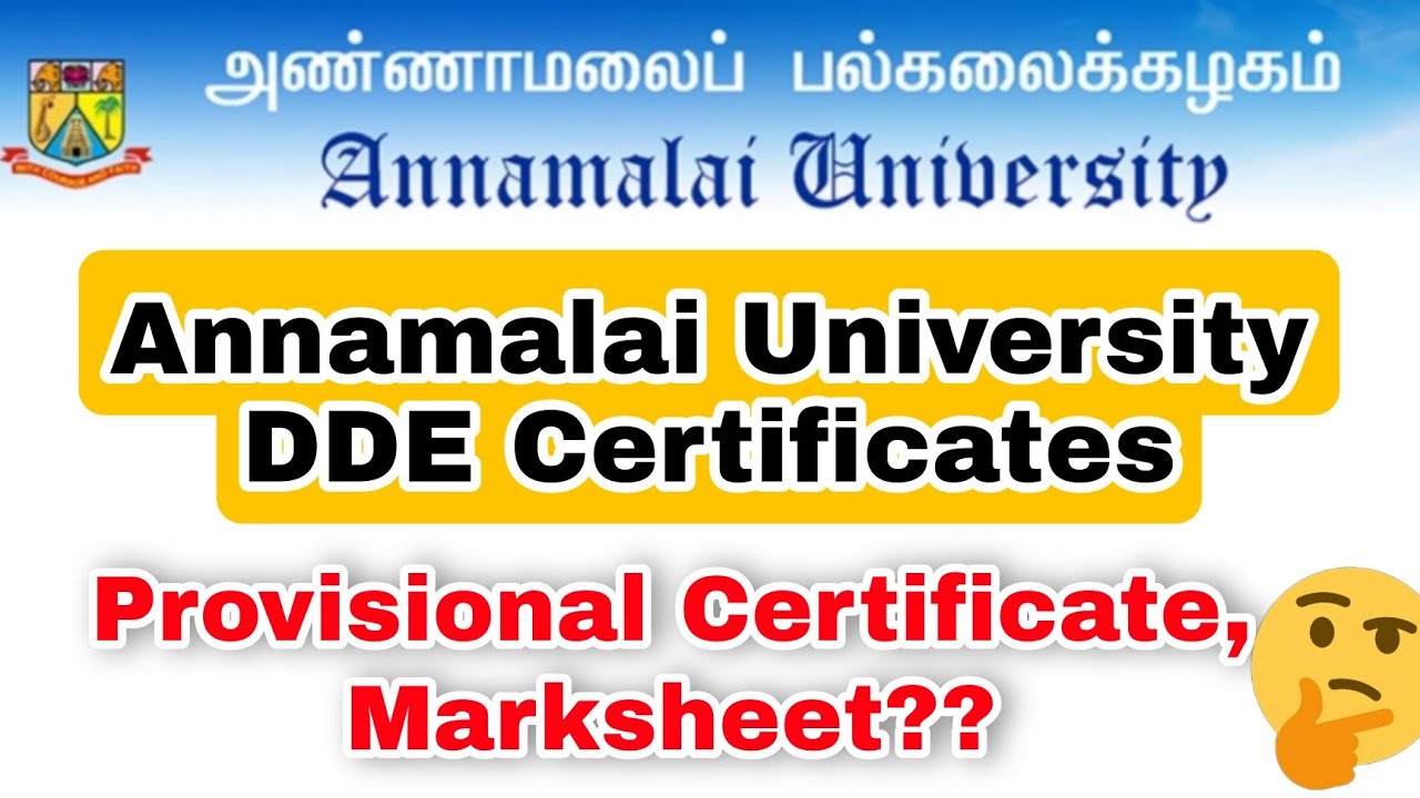 6. Common Questions about Annamalai University Degree