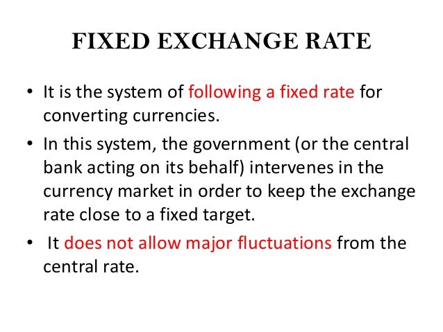 3. Exchange Rate Regimes